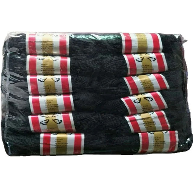 Colorful polyester wool space dyed fancy hand knitting yarn for crochet sweater and hat