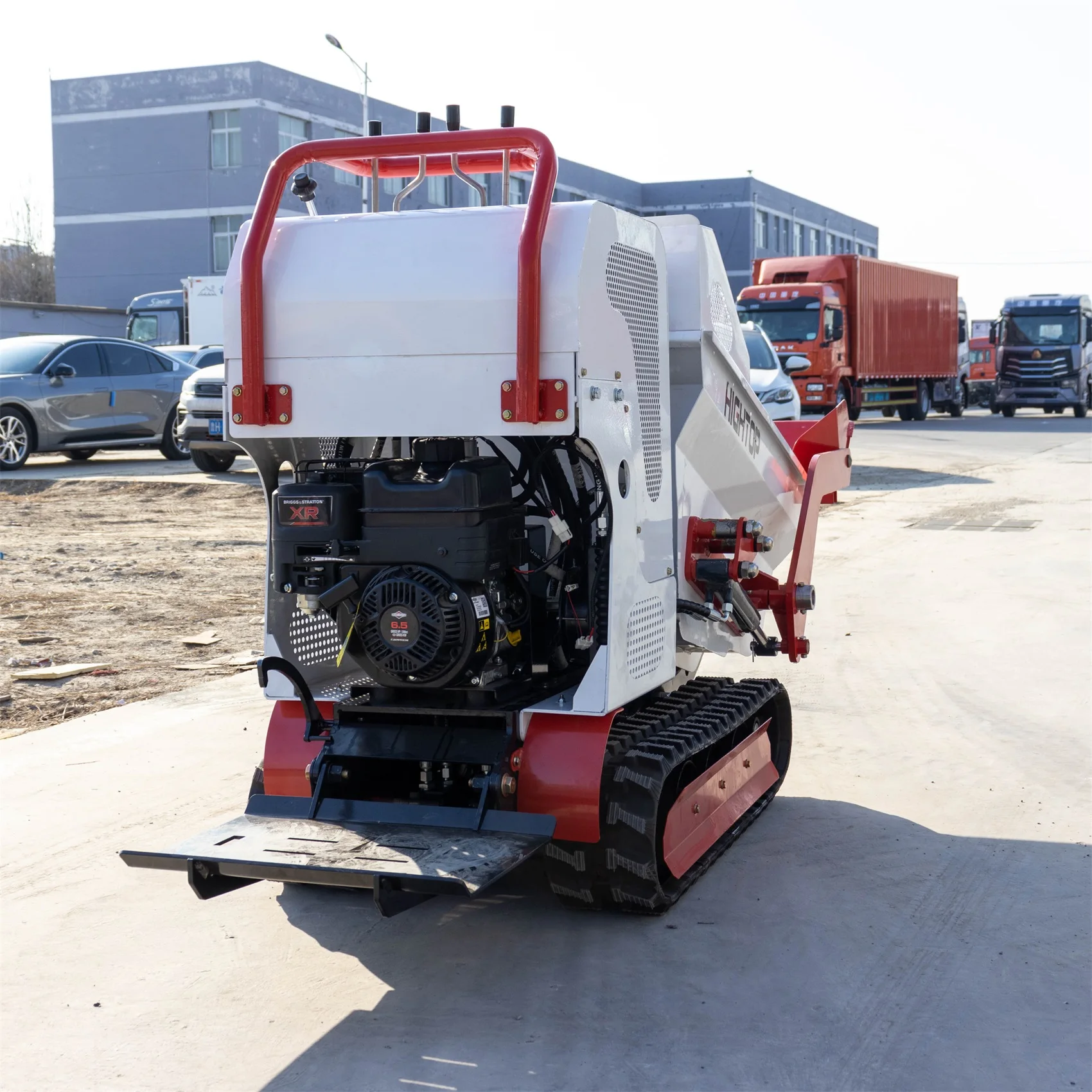 Hot sale Crawler dumper mini construction machine electric mini dumper