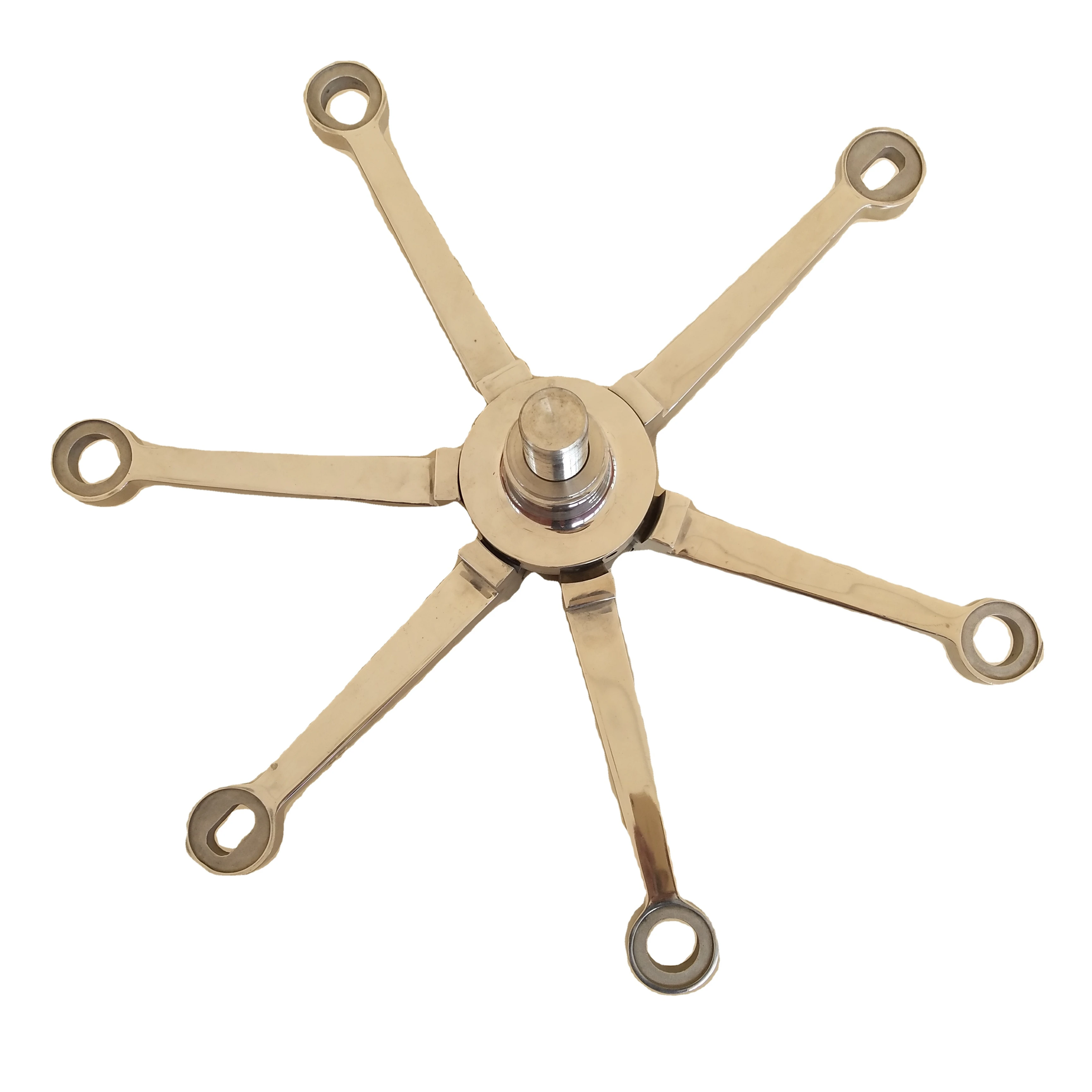 Stainless Steel 304 Glass Curtain Wall Spider Fittings Brackets