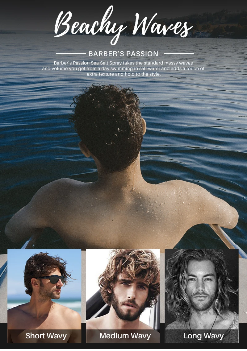 What Can I Say Man Dry Naturally Sea Salt Spray For Hair Styling Product Hair Volume Root