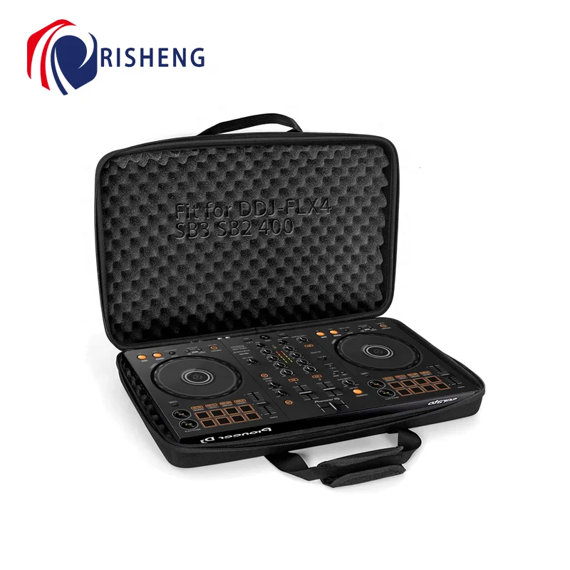Lightweight Molded Hard EVA Protective Storage Case Fits for DDJ-FLX4 / DDJ-400 / DDJ-SB3 SB2 or DDJ-RB 2-Channel Controller