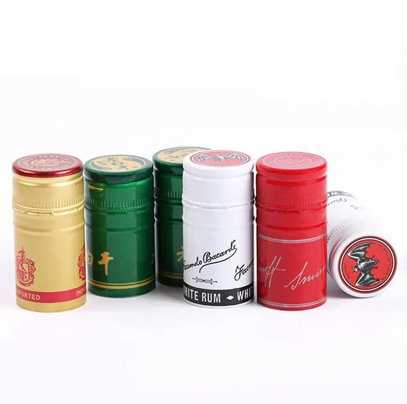 25*43mm 30*60mm Whisky Wine Bottle Aluminium Closures Caps