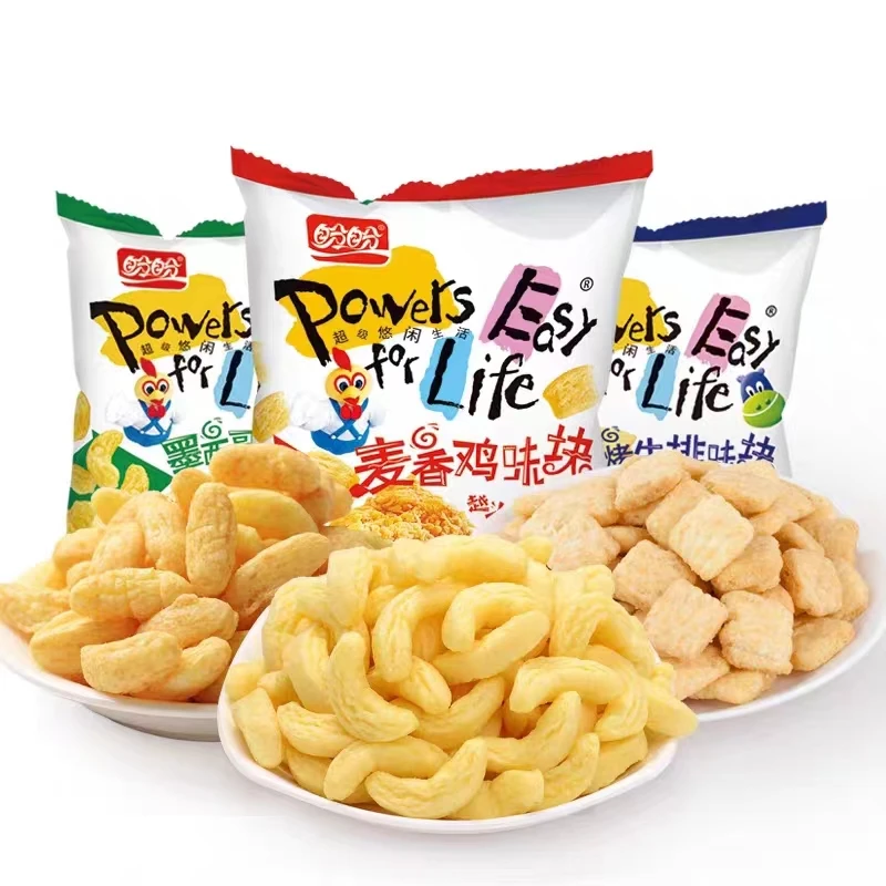 Hot selling Puffed Food Healthy Snacks Healthy Snacks For Kids Panpan 105g Maixiang Chicken Flavor