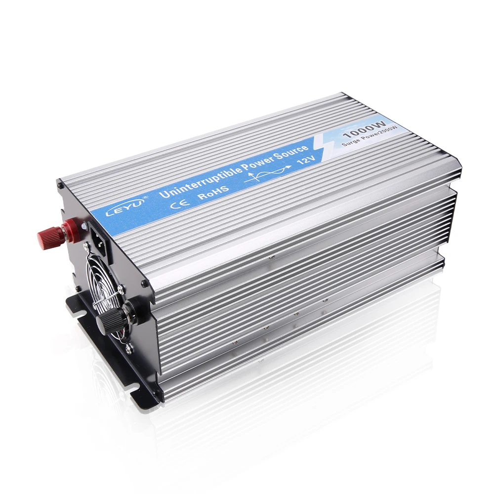 OPIP-1000C-12V CE RoHS hot sell 12v dc 220v ac pure sine wave 1000W power inverter with 15A charger