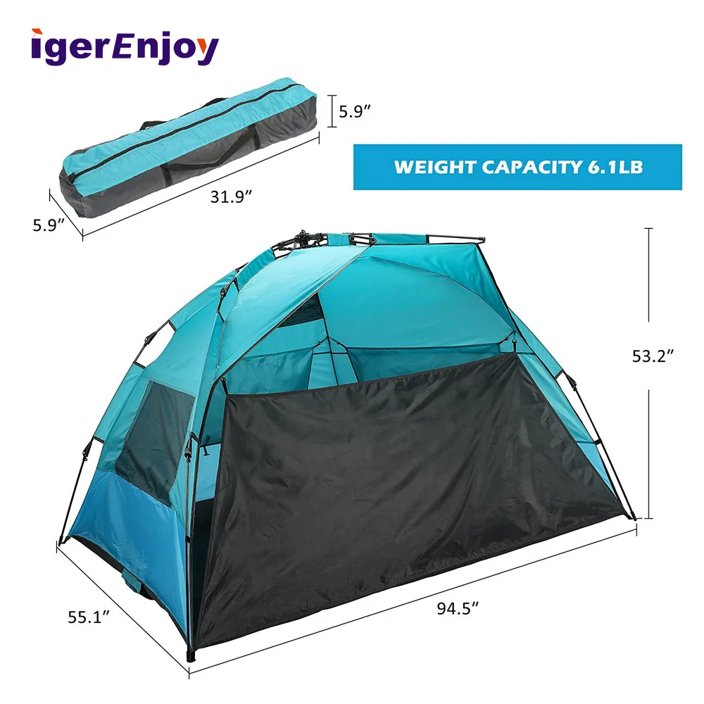 2020 Best sale inflatable lightweight beach tent for sun shelter, beach sun shade outdoor beach  large tent