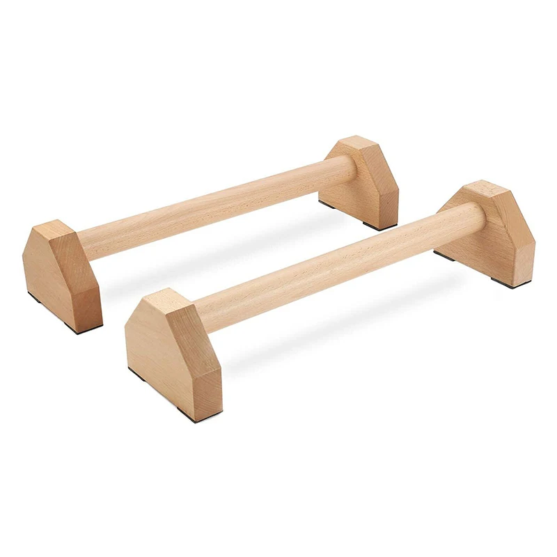 Bodyweight Training Home Gym Beech Wooden Parallettes Wooden Parallel Bars