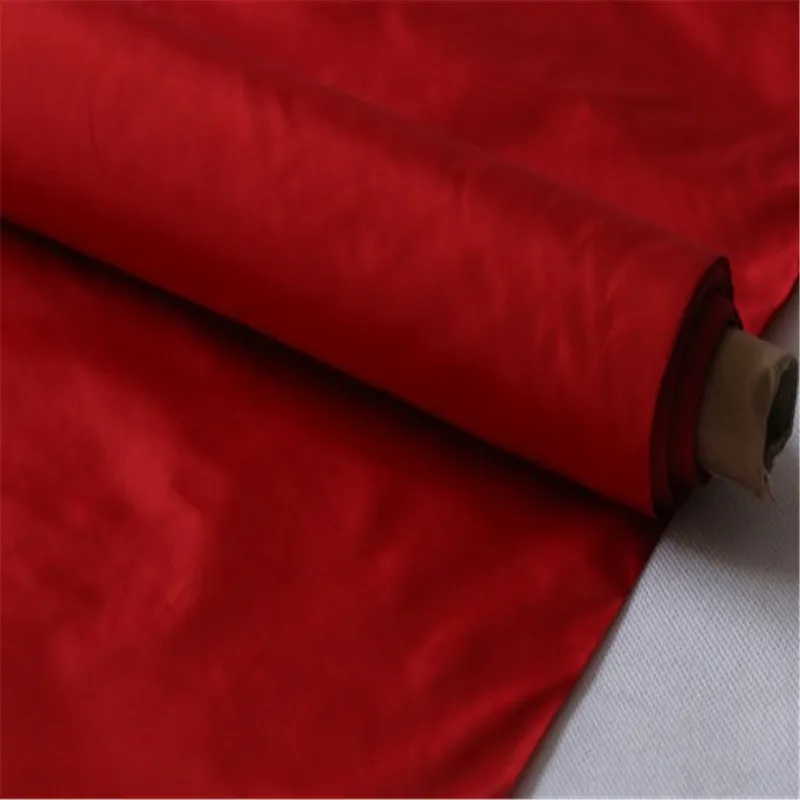 Weave Stiff Hot Sell Wholesale Great Mulberry Plain Color 100% Pure Silk Taffeta Fabric for Lady Wedding Dress