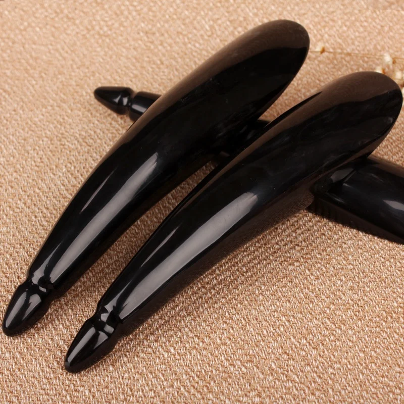 20CM buffalo horn scraping plate guasha board Scrapes the skin the board scraping therapy