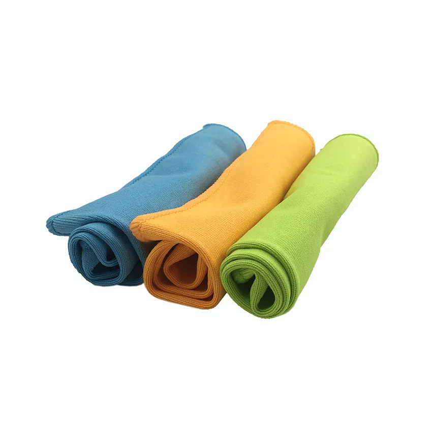 Custom High Quality Sustainable Microfiber Square Car Cleaning Cloths Wash Towel