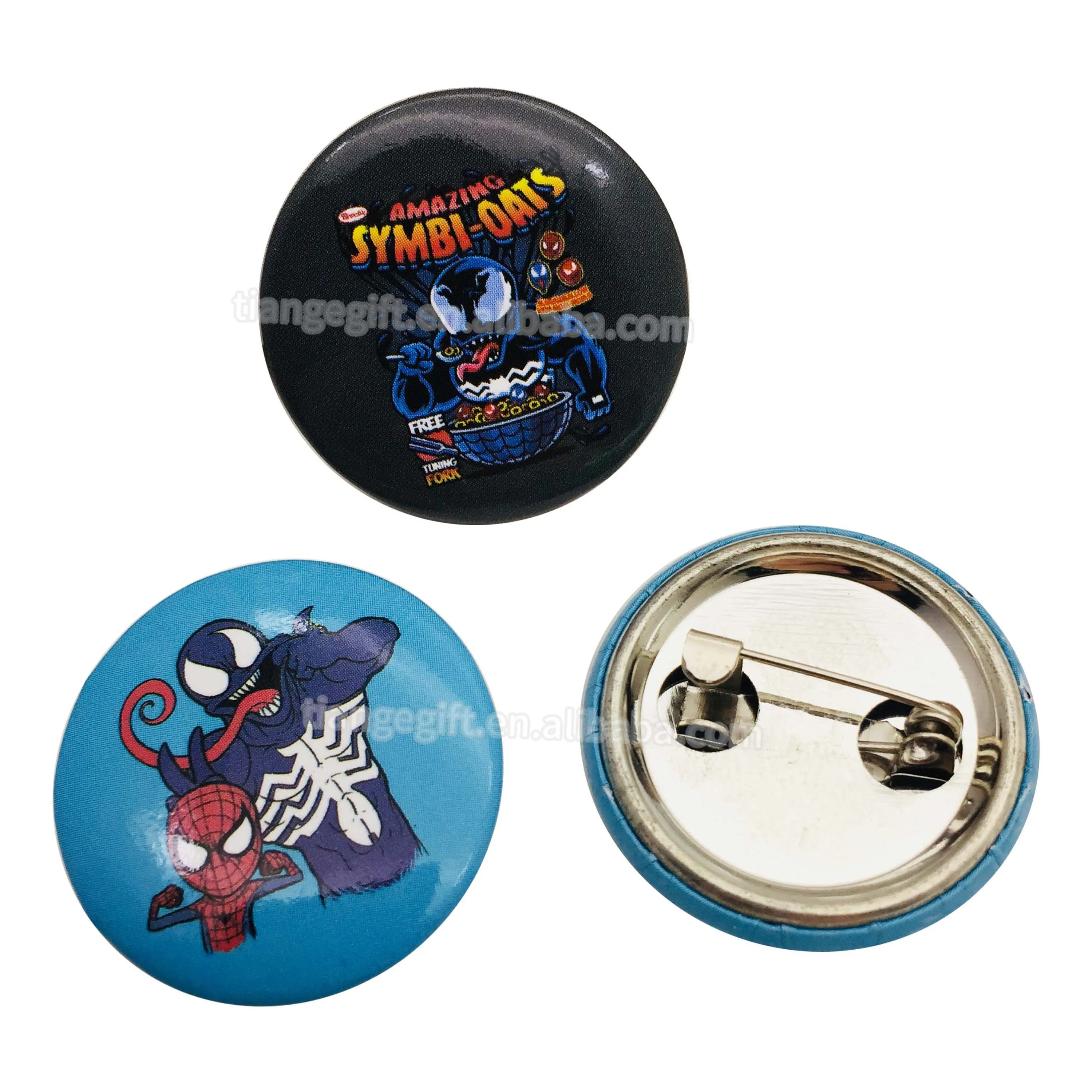 Custom Pins Metal Logo Badge Name Tag Badge 58mm Button Badge