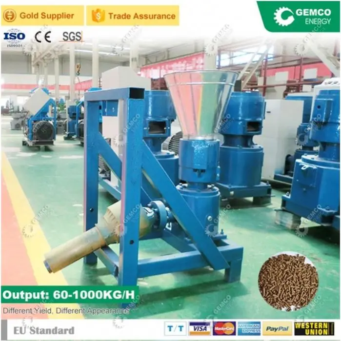 Strong Technical Supported Cheap Flat Die Diesel Electric PTO Animal Poultry Cow Small Feed Mill for Making Processing Chicken