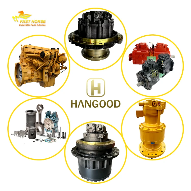 Hangood Excavator Parts Hydraulic Main Pump Assembly With Power AP2D25-28 for Excavator Hydraulic Pump Assy