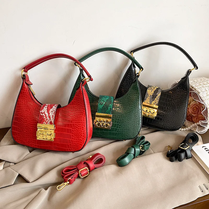 2023 Alligator Fashion designer bags Women Underarm handbags High Quality Trendy crossbody bag Purse Shoulder Bag For Women