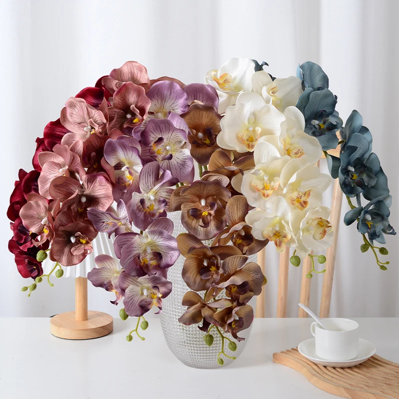 Simulated Phalaenopsis is used as wedding material, flower art, home decoration, exquisite workmanship