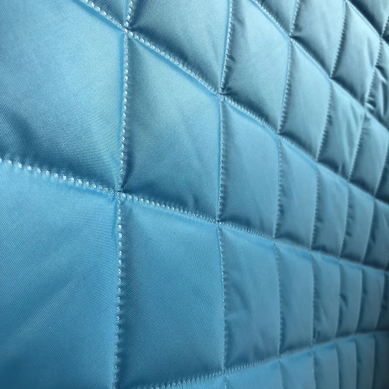 Factory direct sales of three layers of compound spring subwoven cotton ultrasonic press cotton type cotton-padded fabric