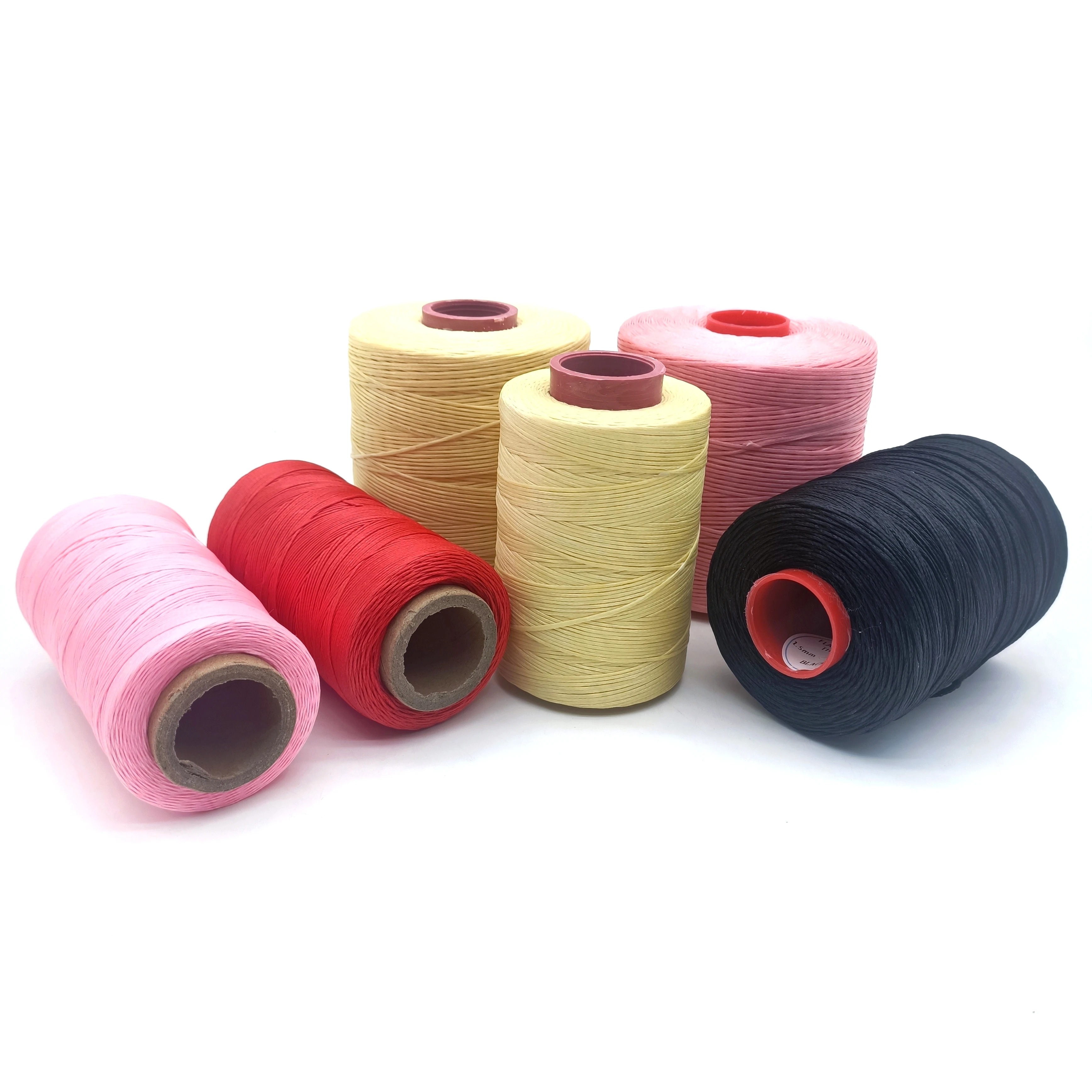 100polyester Core Type 0.5 0.65 mm braided bracelet 150D/16 flat waxed thread 30m 300m craft DIY leather galaces thread 0.8 1mm