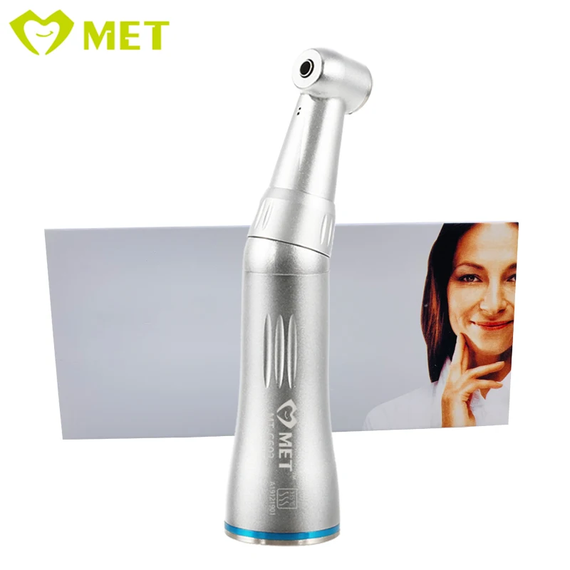 dental equipment inner water dental handpiece led dental slow speed handpiece portable 1:1 contra angle fiber optic