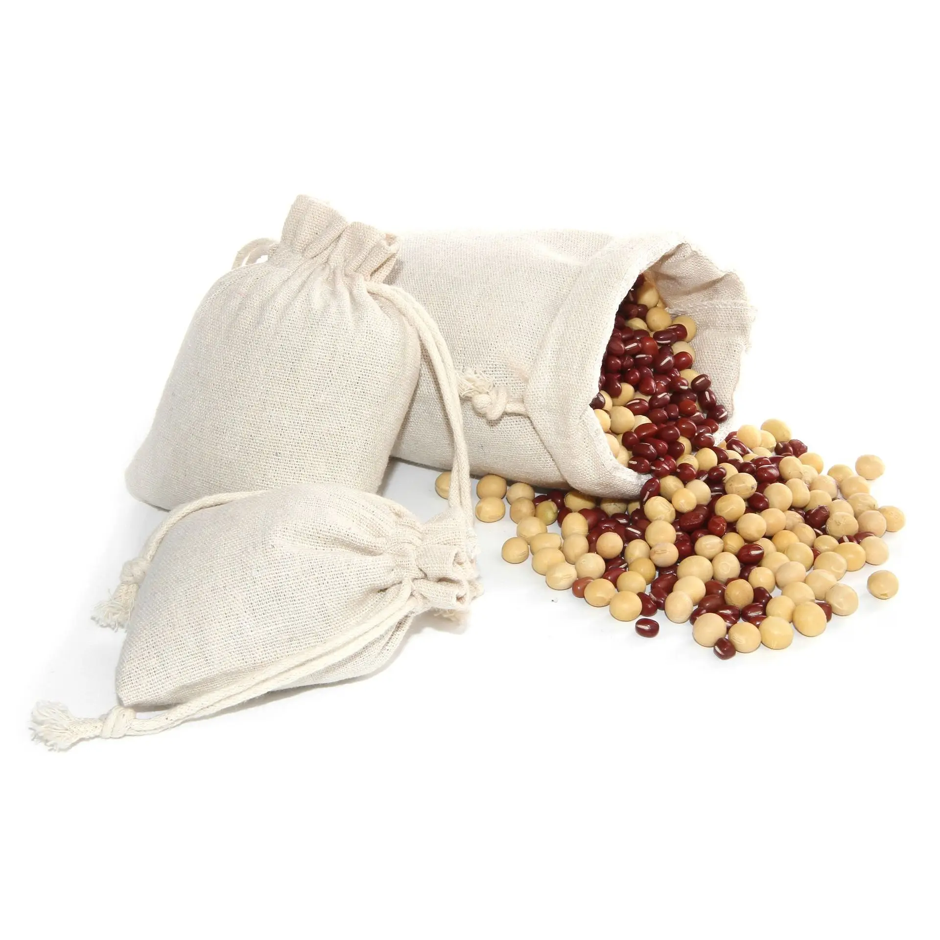 Cheap drawstring cotton bags custom hot sale cotton drawstring bag