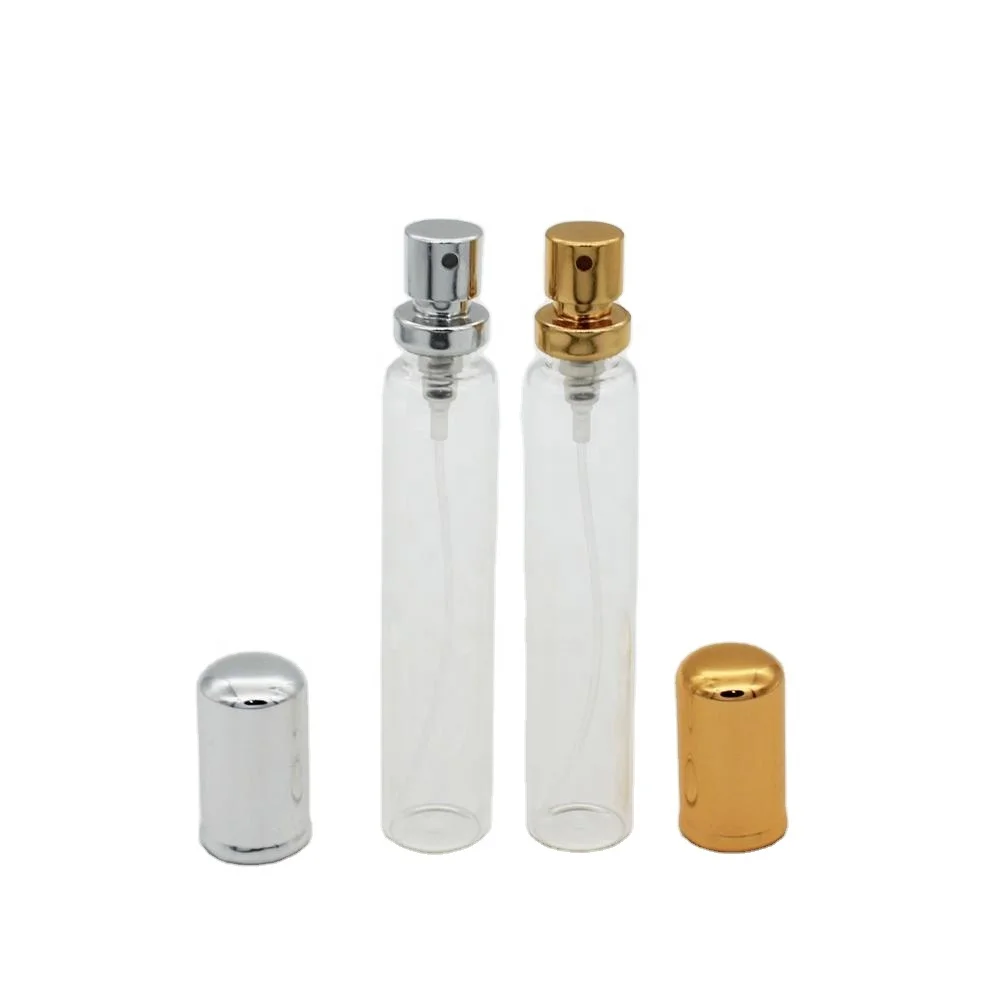 customizable portable pocket empty clear spray tube glass 20ml perfume bottle