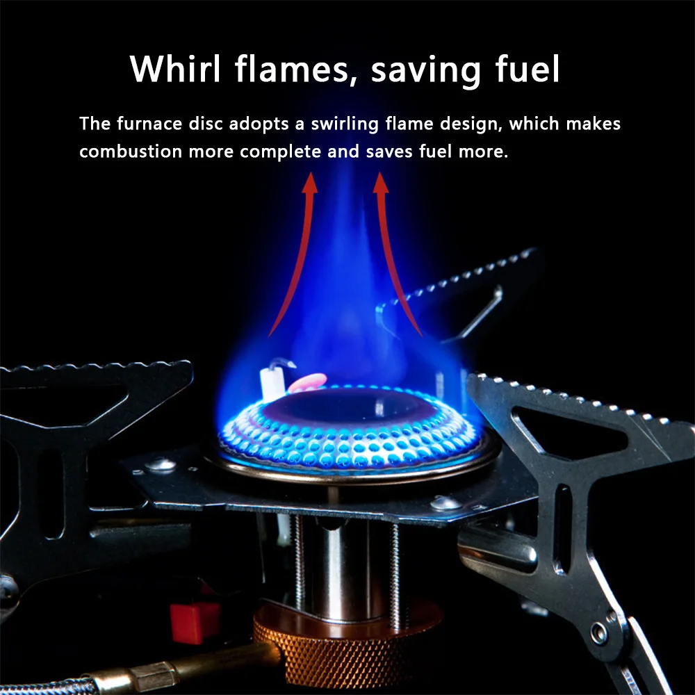 DYSC Portable camping head stove charcoal cooking tent stainless steel campsite coal burning tent heating barbecue stove