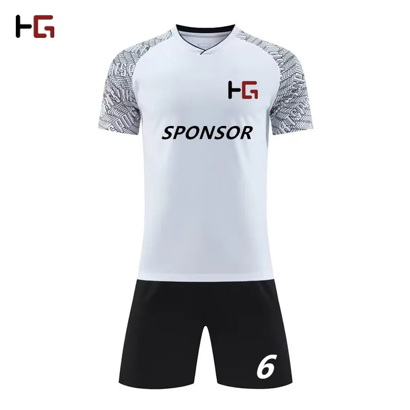 Wholesale Cheap European Team Quick Dry Training Sublimation Football Jersey For Men Designs Full Set Soccer Kit Uniforms