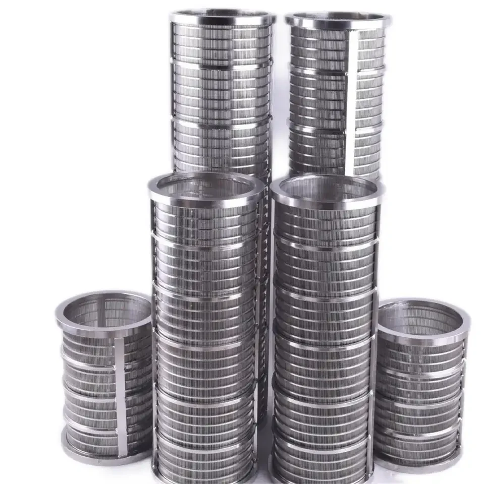 Customized stainless steel Screw Press Separator sludge dewatering filter wedge wire screens