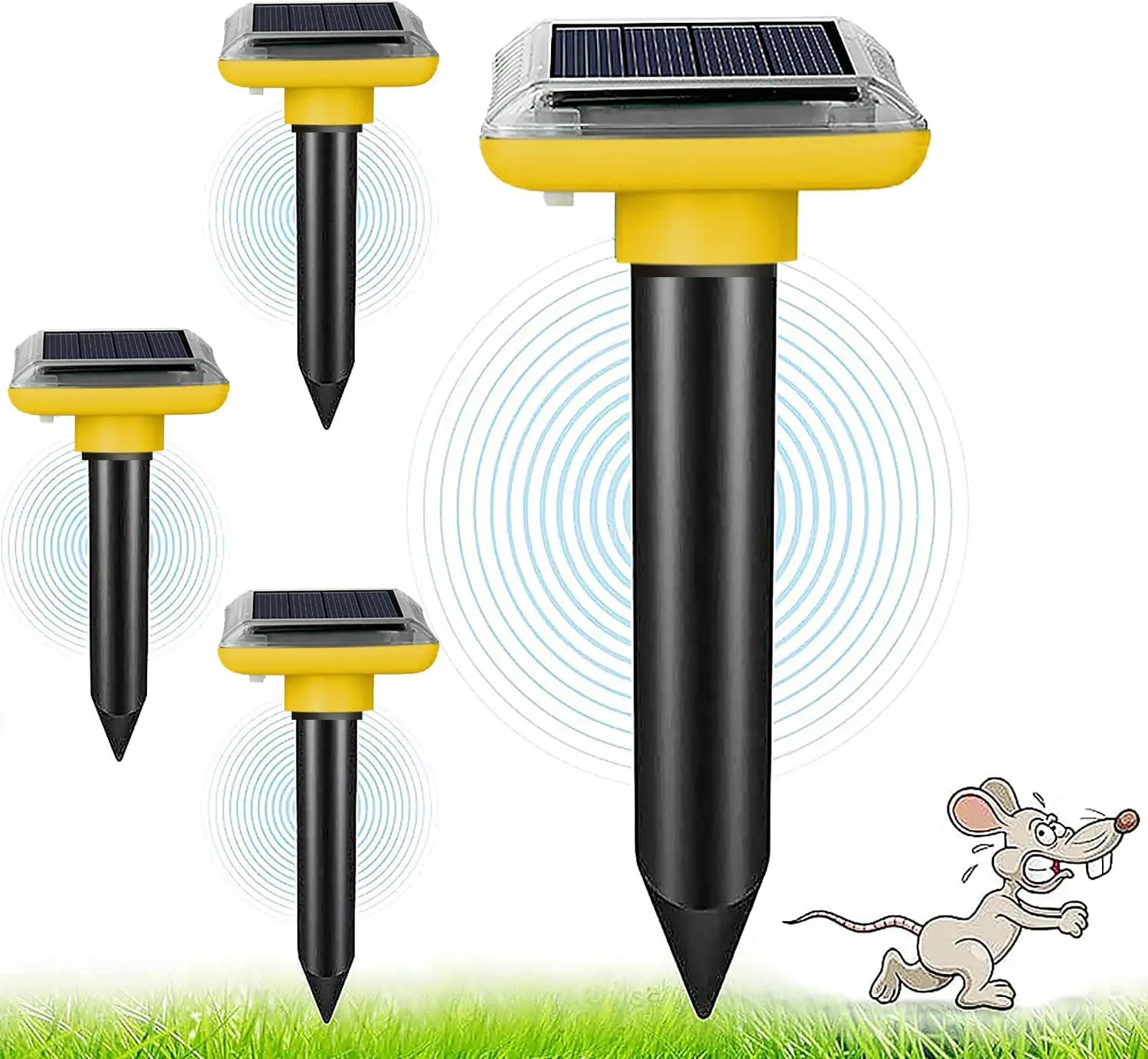 Ultrasonic Animal Repeller Control Mole Snake and Mouse Mosquito Killer