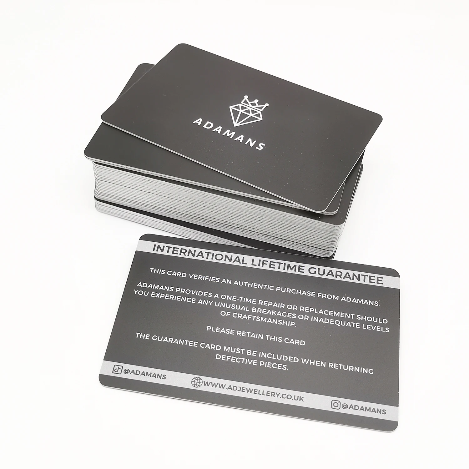 Индивидуальная печать пластиковая карта сертификата подлинности