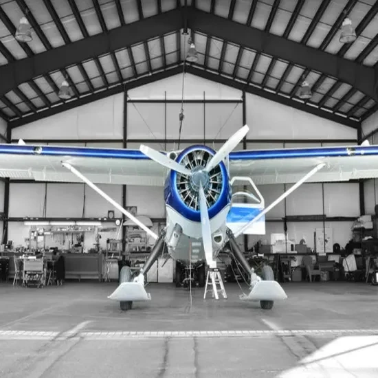 Portable Steel Structure shed storage buildings  space frame steel Structure aircraft airplane Hangar