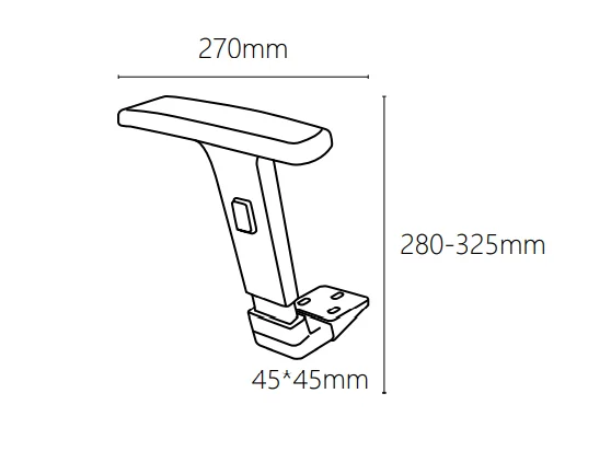 Suniver Adjustable Ergonomic Office Chair Armrest Replacement Parts
