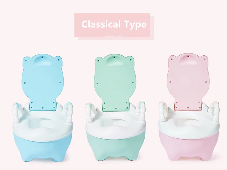 2021 Aliexpress hot sales baby folding travel potty  seat  training cute animal shape child boy and girl training toilet chair