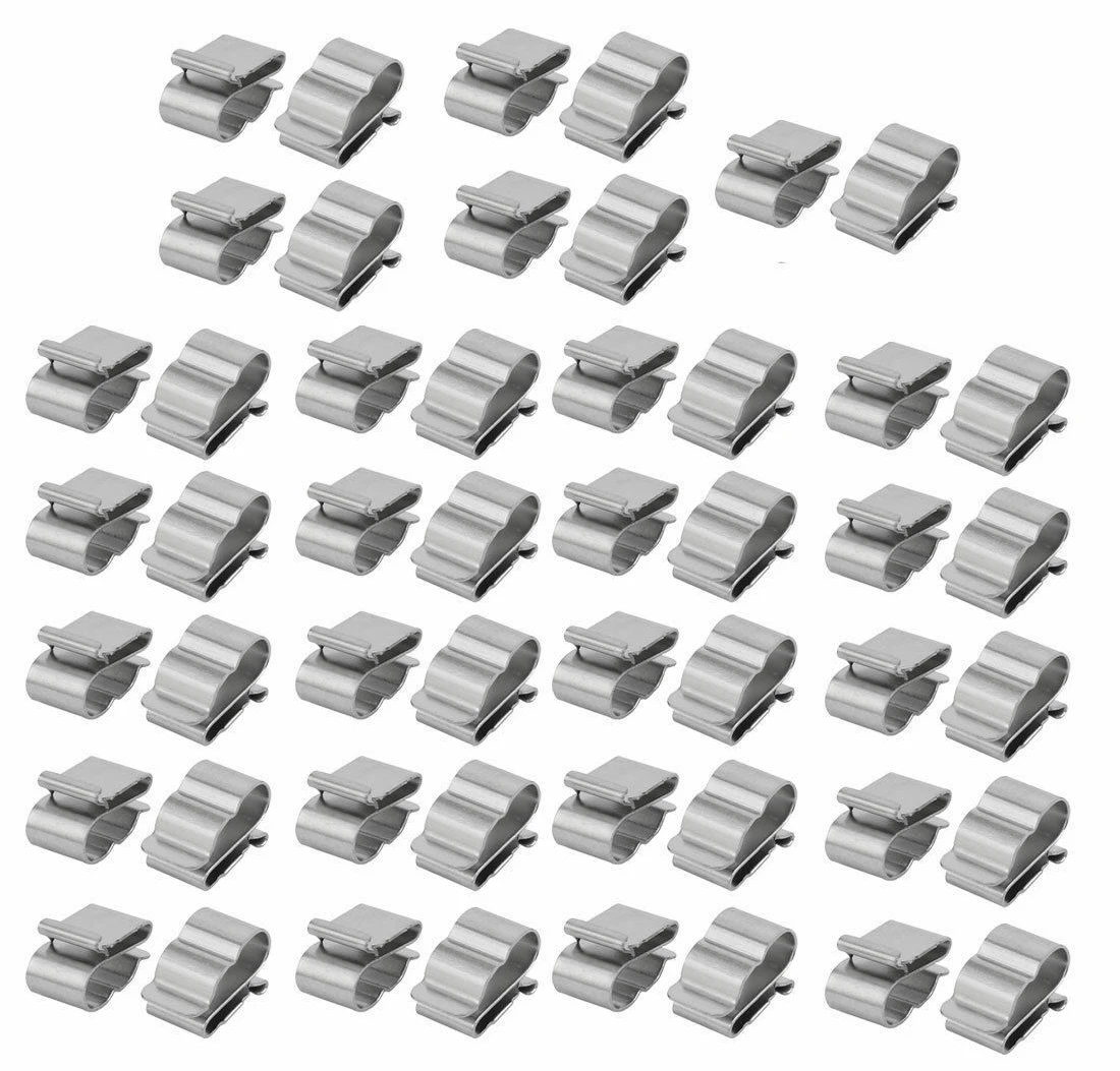 Slocable China Supplier  Solar Cable Clip Fixed for 2.5mm 4mm 6mm 10mm Solar PV Cable Clip