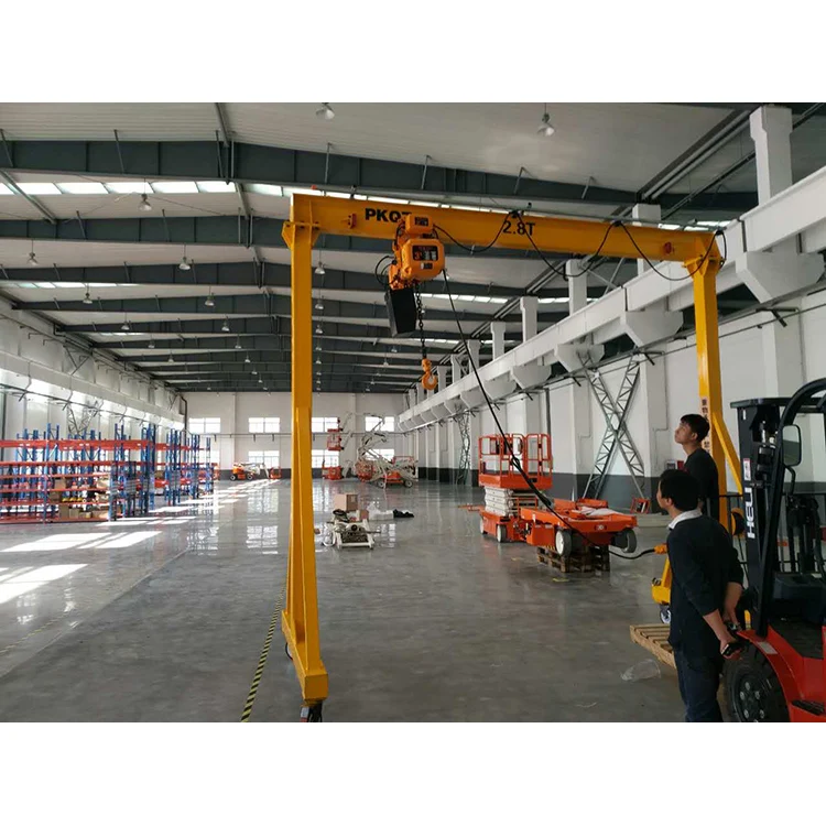 
Chinese factory gantry crane portable 3 ton small portable gantry crane 