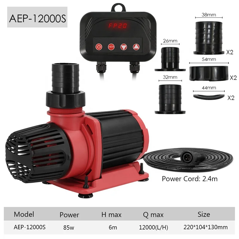Best Seller 12000L/H Garden Water Pump Large Flow Marine Aquarium Fish Pond Pump Strong Power Koi Pond Pumps