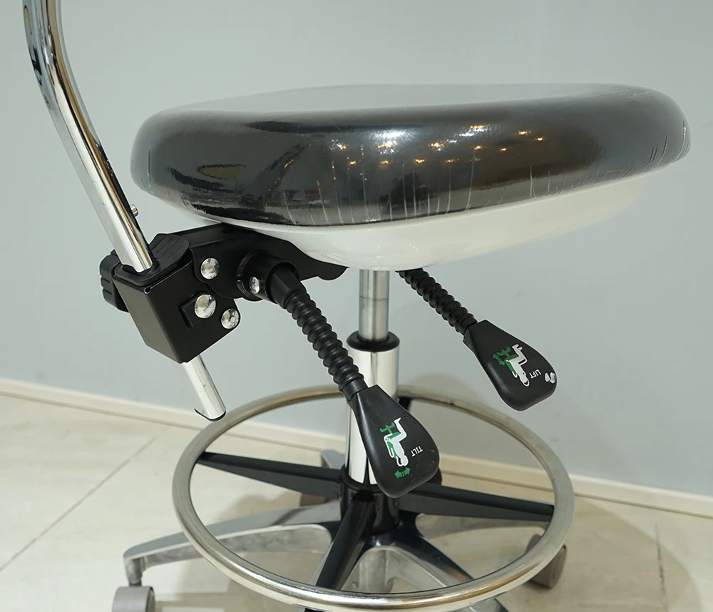 Стоматологическое оборудование alрабочая эргономичная с нижней полкой бесшумные ролики регулируемое врачебное вспомогательное кресло для клиник и больниц