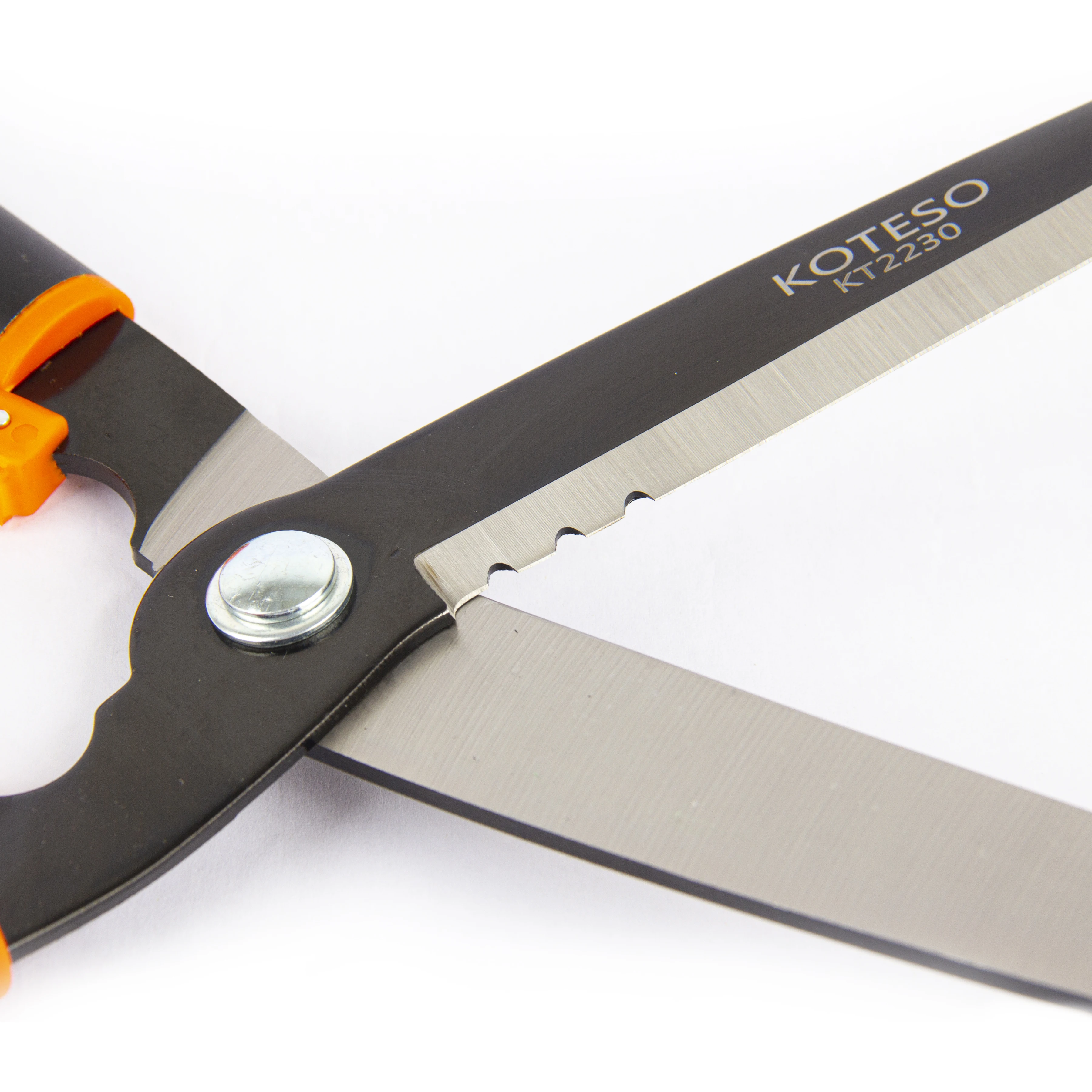 Wave blade long handle garden scissors lopper and grass hedge pruner shears