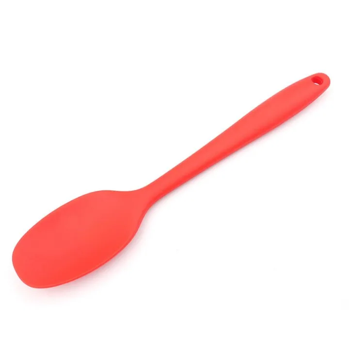 Food Grade Kitchen Silicone Cooking Spoon  Serving Spoon