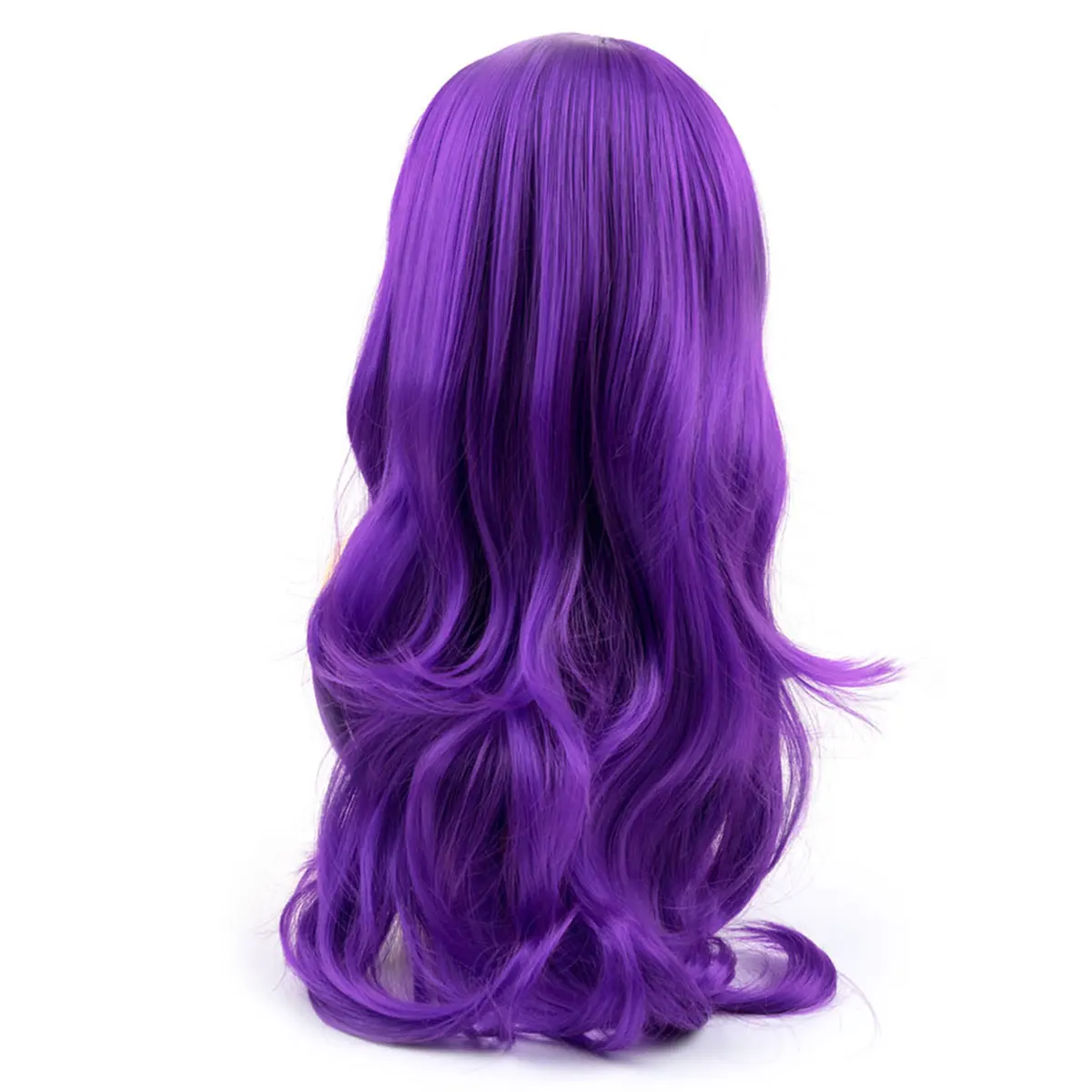 Long Wavy African American Synthetic Hair Purple Wig Heat Resistant Cosplay Synthetic Ladies wigs