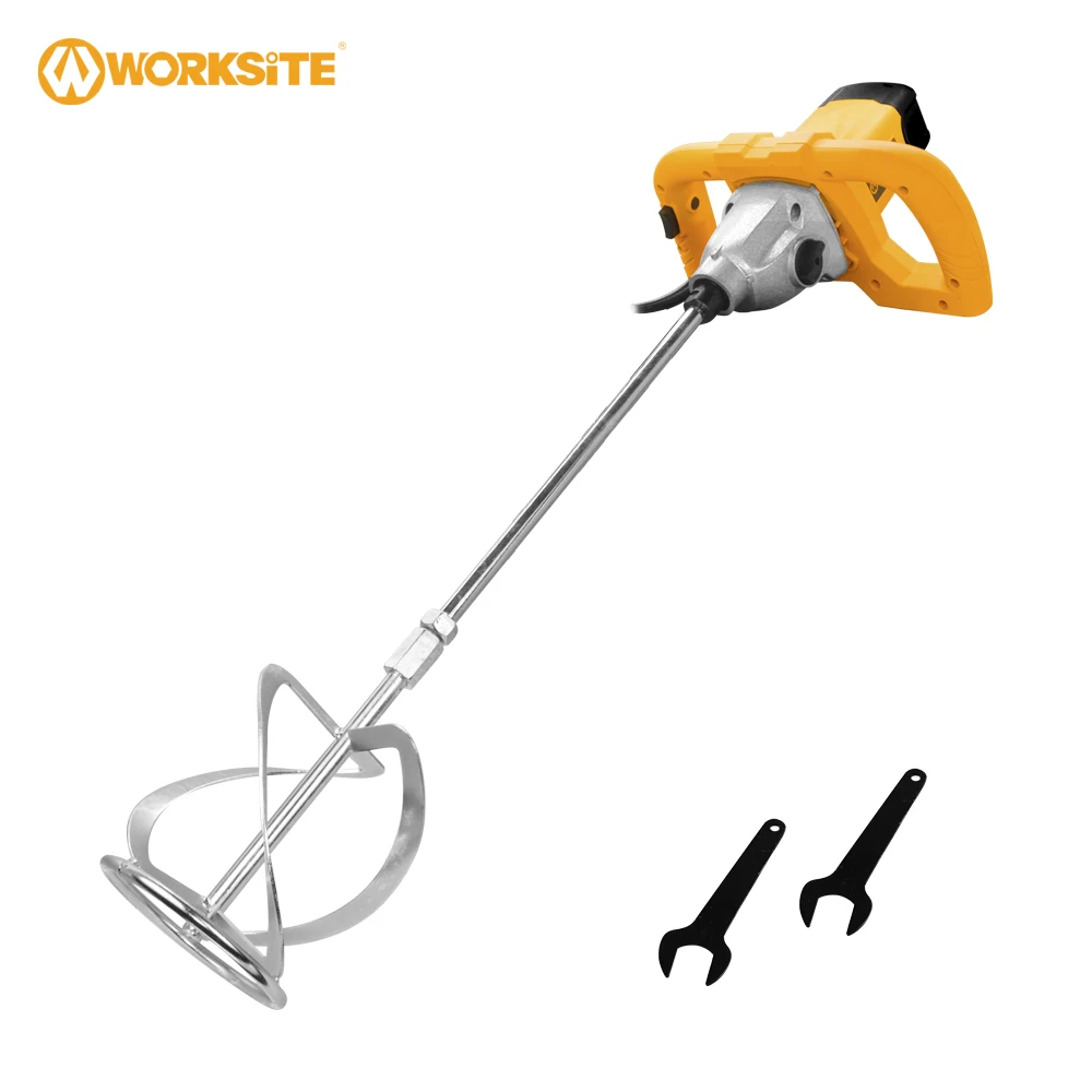 WORKSITE One-stop Machine Paint Mixer 6 Speed Adjustable Paint And Cement Putty Powder Mixer