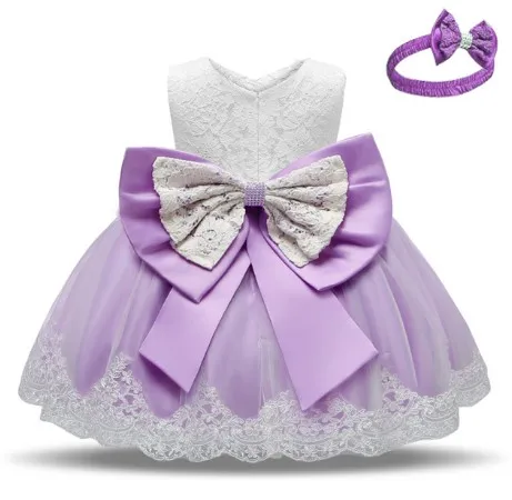 Little Kid Baby kid Flower Girl Summer Birthday Party Dress Costume Princess Dress 0-6 years