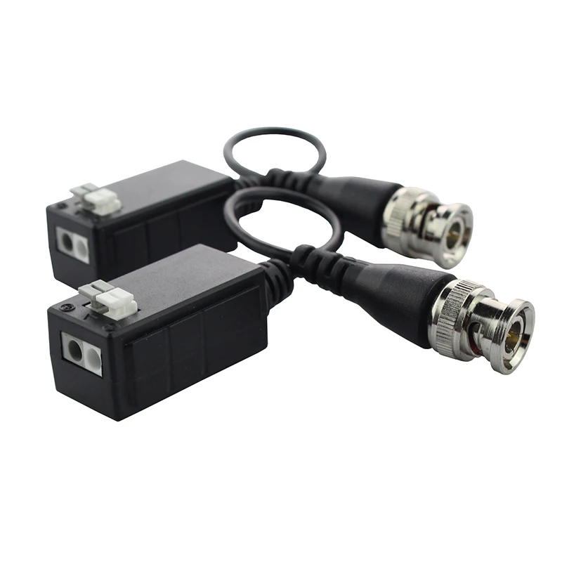 Black video balun best price rj45 video balun cctv camera video balun