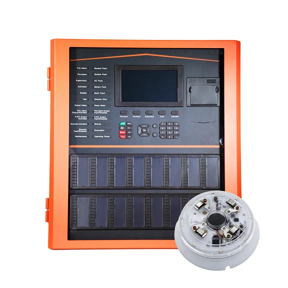 Fire Detection System De Humo 4 16 Zone Fire Alarm Panel Smoke Detector Conventional Fire Alarm Control Panel