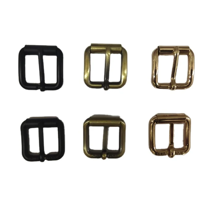 Wholesale Adjustable Slide Lighter Lever Metal Pin Custom Strap Belt Gold Black Shoe Buckles