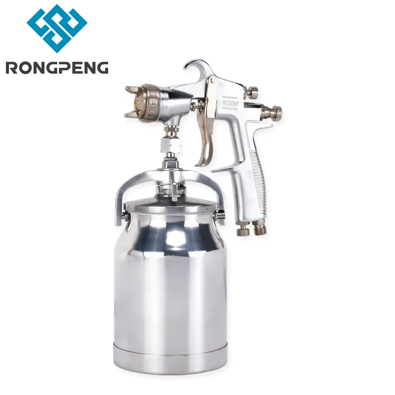 RONGPENG R200S Eco Design Industrial Paint Spray Gun Air Brush Suction Feed for Furniture Auto Base Painting