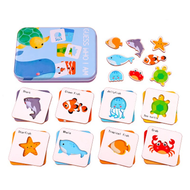 
Wooden Preschool Learning Words Education Puzzle Game Toys for Kids 