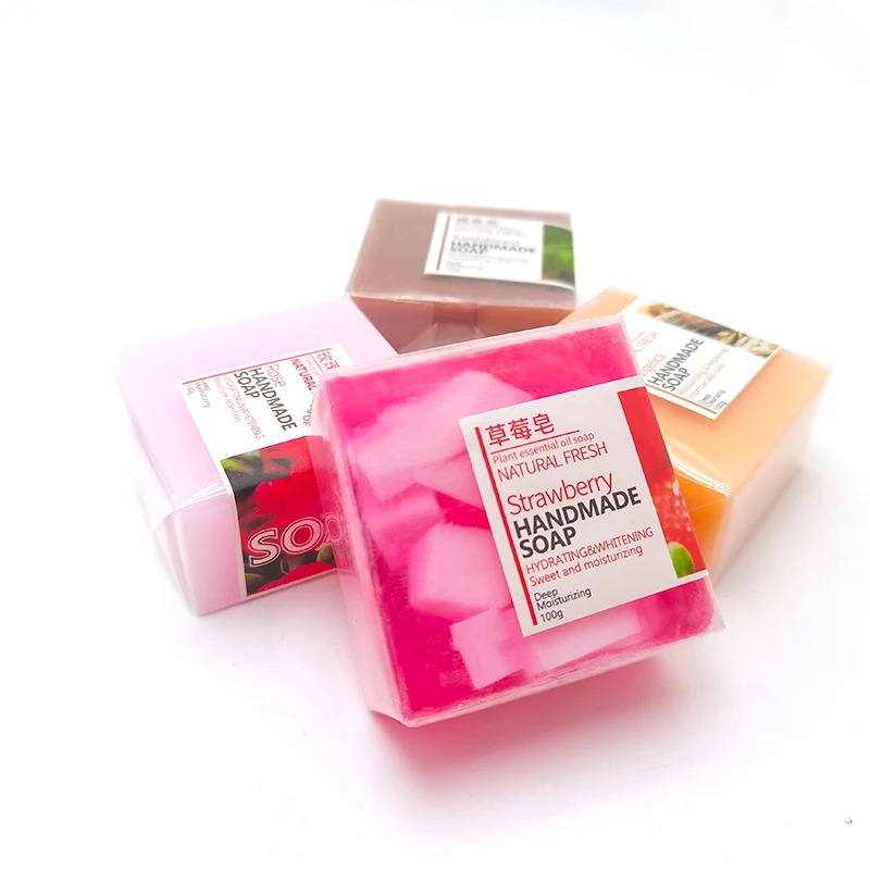 Eco friendly face body soap roses flower wholesale organic hand made hotel soap