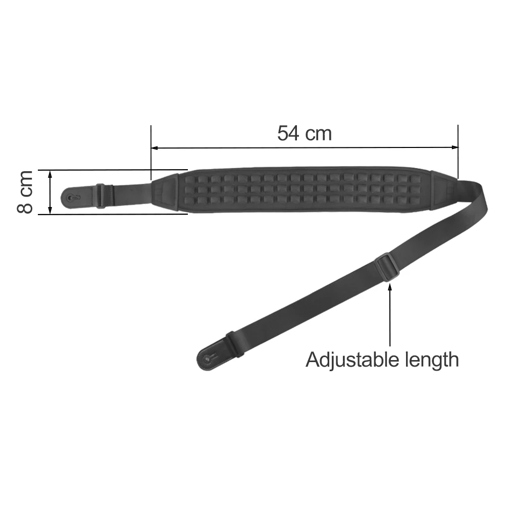 Wholesale Personalised Guitar Neck Strap Musical Instruments Accessories Punk Rock Padded Neoprene Guitar Shoulder Strap