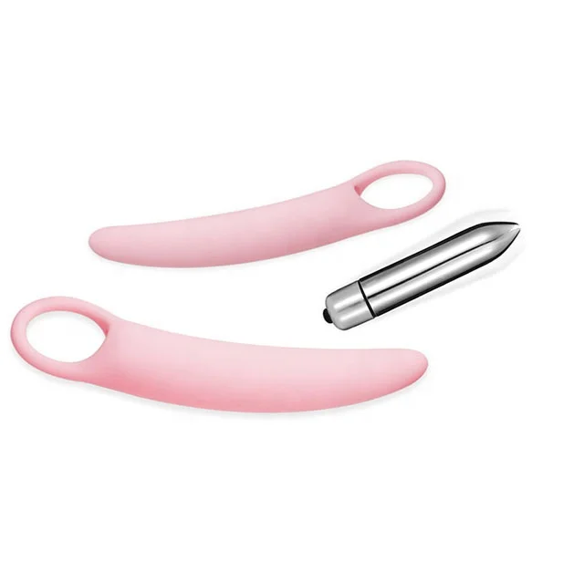 Premium Soft silicone vaginal Dilator Training anal vibrator internal massage High Quality Anal Sex Toys For Woman