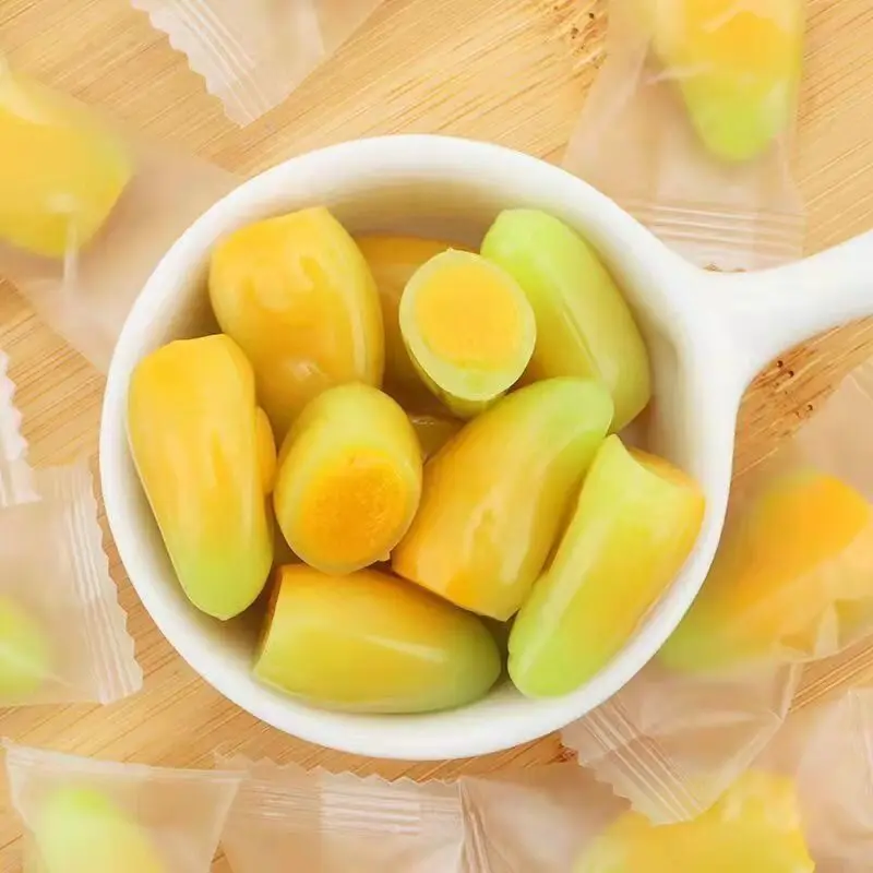 2024 Hot Sale Mango Peeling Gummy Candy Sweet and Fruity Flavor Packaged in Bags
