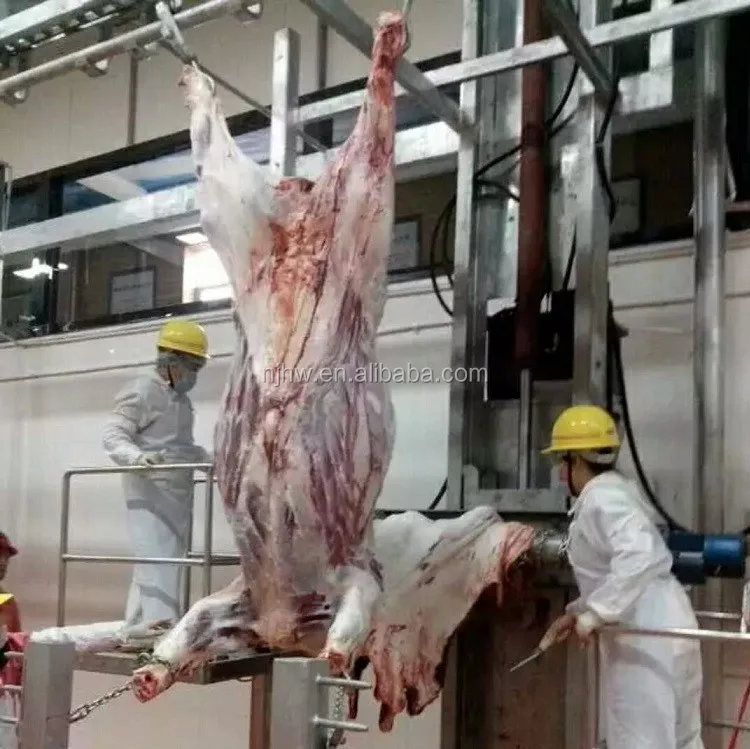 cow butcher machinery cattle skin removing dehider machine hide puller